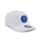 Los Angeles Dodgers Circle Logo White Split Panel 9SEVENTY Stretch-Snap Hat