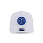 Los Angeles Dodgers Circle Logo White Split Panel 9SEVENTY Stretch-Snap Hat