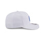Los Angeles Dodgers Circle Logo White Split Panel 9SEVENTY Stretch-Snap Hat