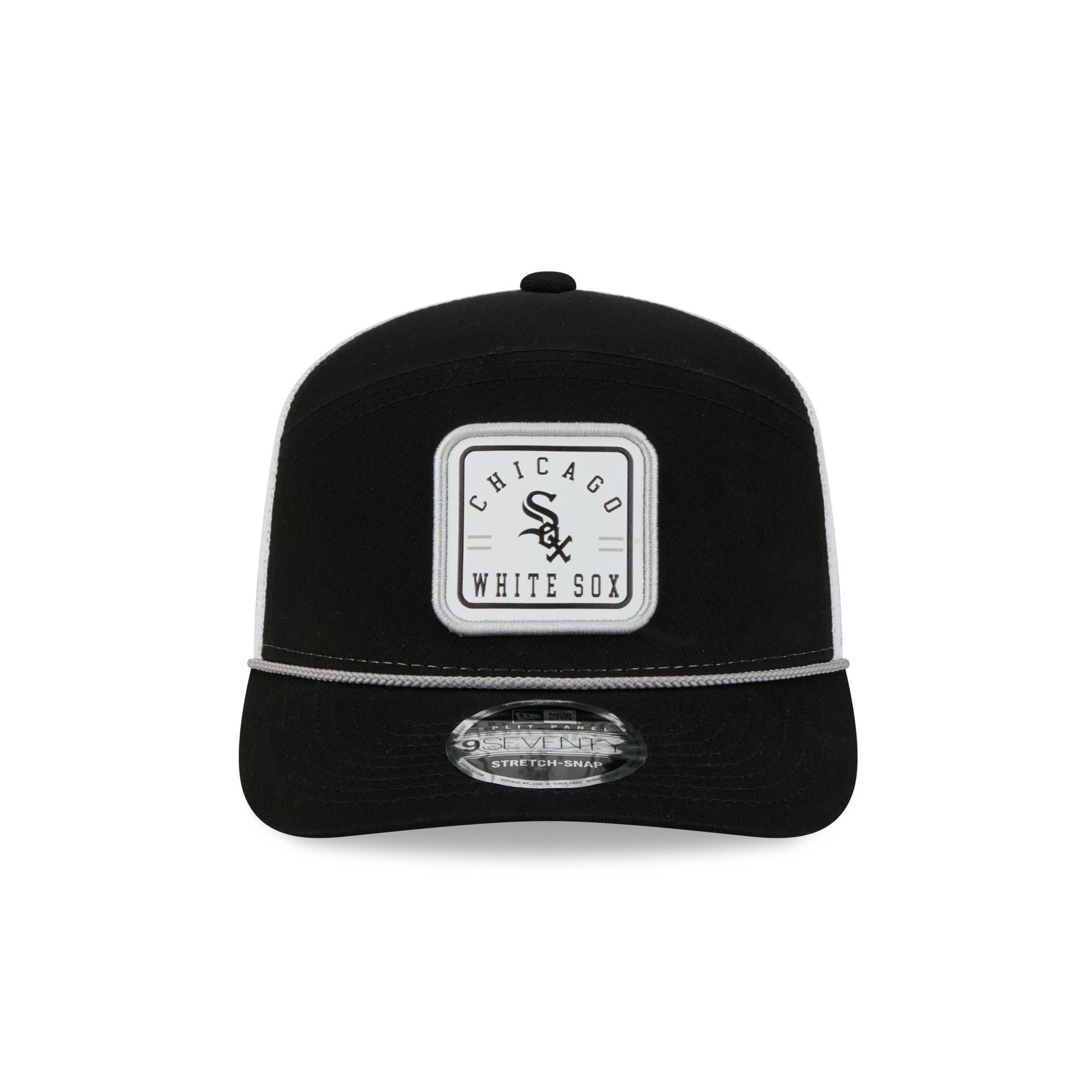 Chicago White Sox Square Patch Split Panel 9SEVENTY Trucker Hat