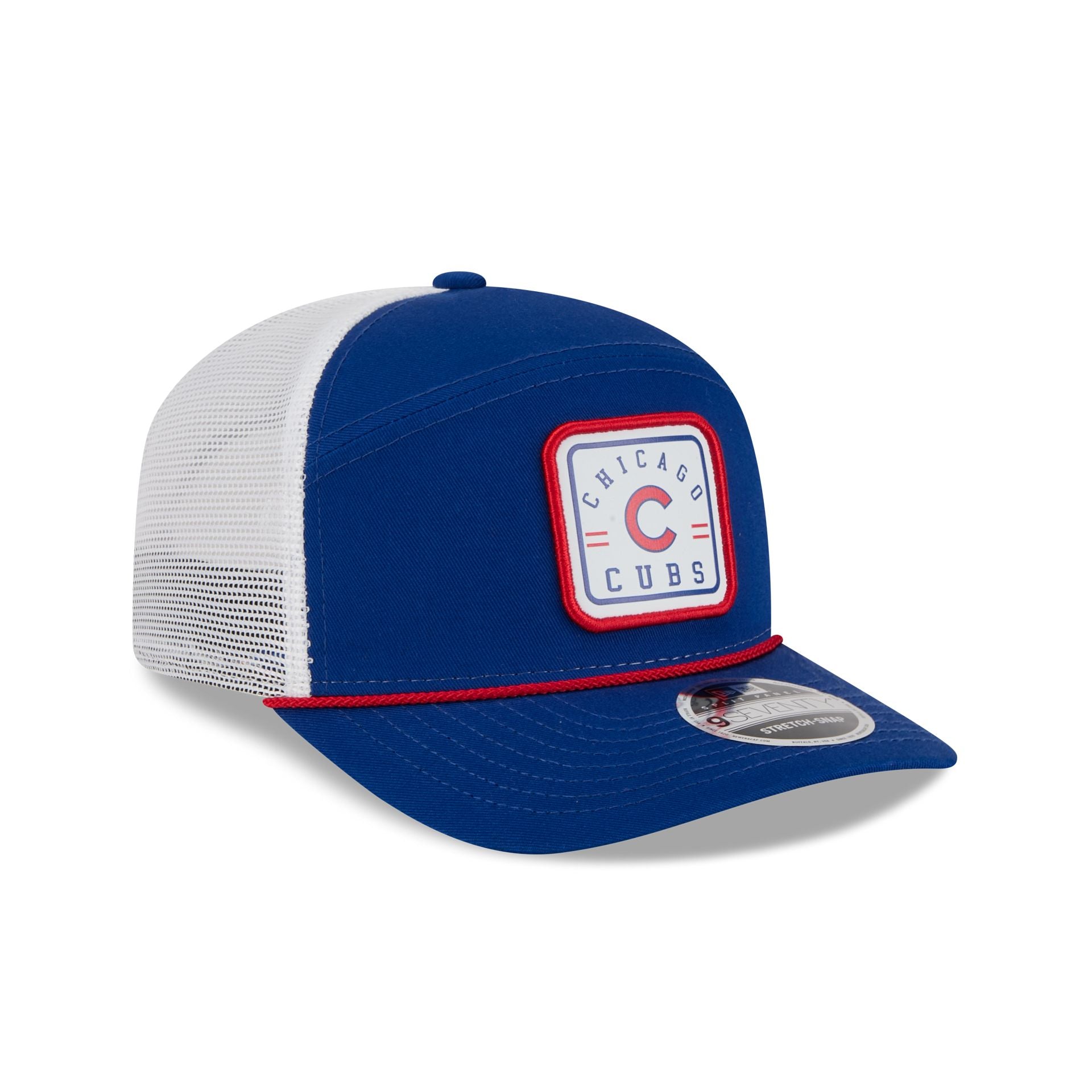 Chicago Cubs Square Patch Split Panel 9SEVENTY Trucker Hat