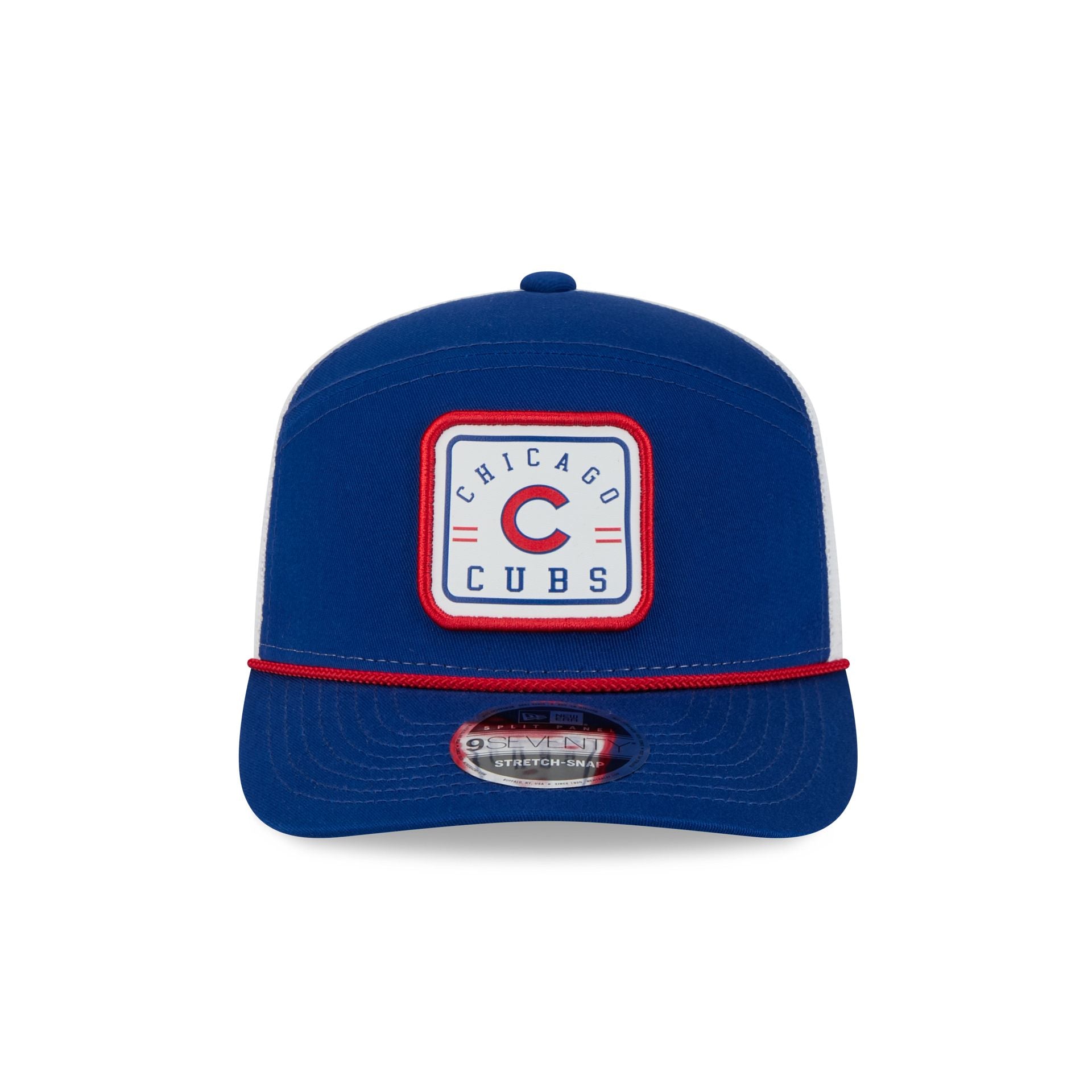 Chicago Cubs Square Patch Split Panel 9SEVENTY Trucker Hat