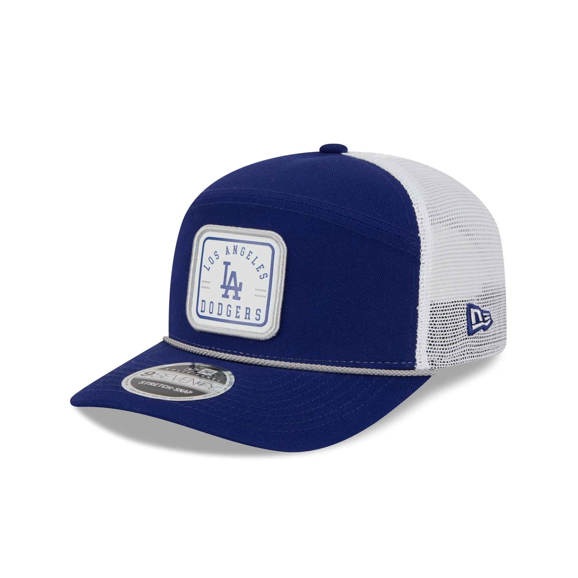 Los Angeles Dodgers Square Patch Split Panel 9SEVENTY Trucker Hat