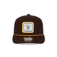 San Diego Padres Square Patch Split Panel 9SEVENTY Trucker Hat