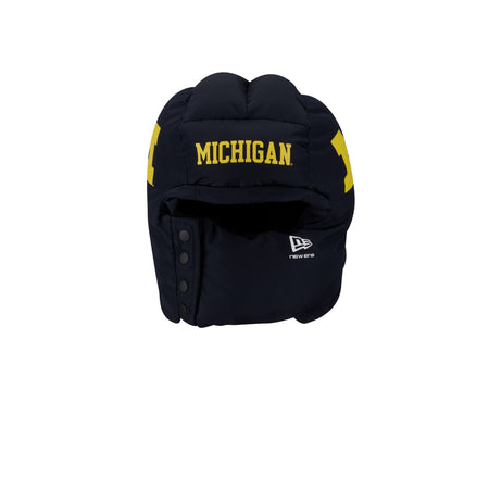 Michigan Wolverines Helmet Puffer Hood
