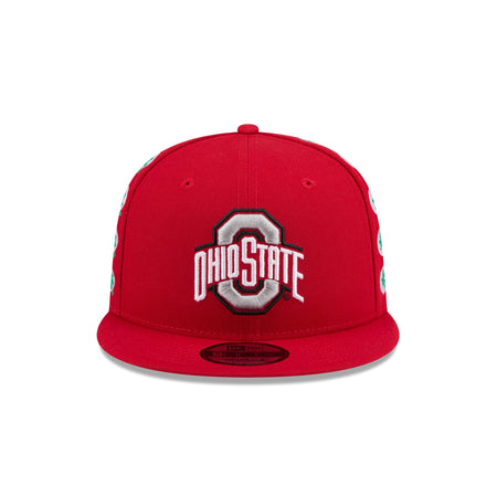 Ohio State Buckeyes Sticker Helmet 9FIFTY Snapback Hat