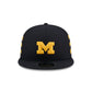 Michigan Wolverines Sticker Helmet 9FIFTY Snapback Hat