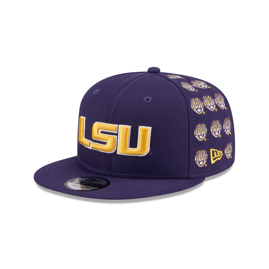 LSU Tigers Sticker Helmet 9FIFTY Snapback Hat - New Era Cap