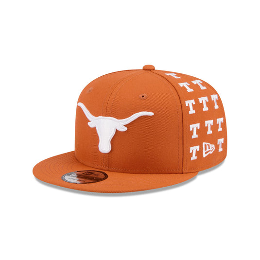 Texas Longhorns Sticker Helmet 9FIFTY Snapback Hat - New Era Cap
