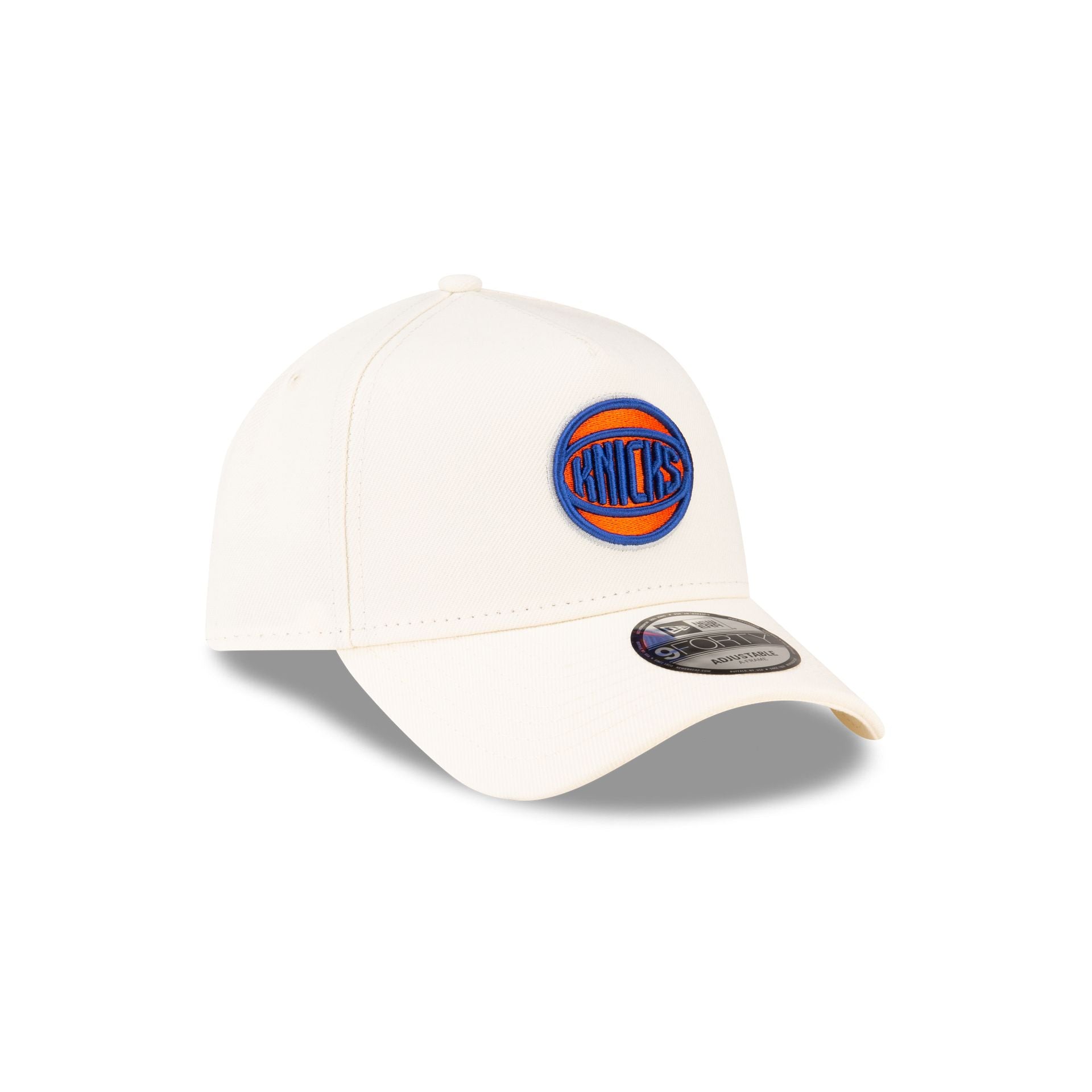 Malbon x New York Knicks Chrome White 9FORTY A-Frame Snapback Hat