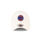 Malbon x New York Knicks Chrome White 9FORTY A-Frame Snapback Hat