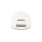 Malbon x New York Knicks Chrome White 9FORTY A-Frame Snapback Hat