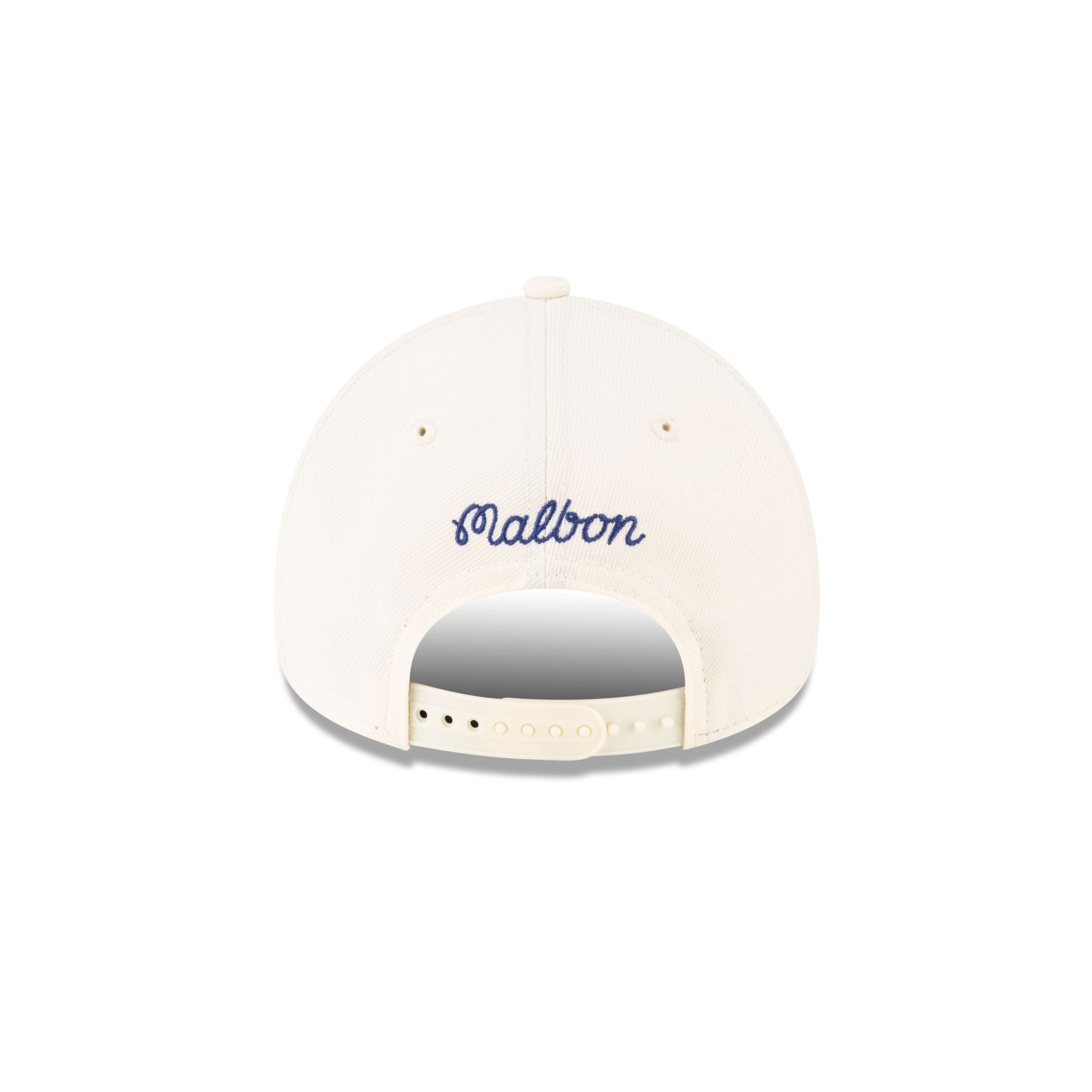 Malbon x New York Knicks Chrome White 9FORTY A-Frame Snapback Hat
