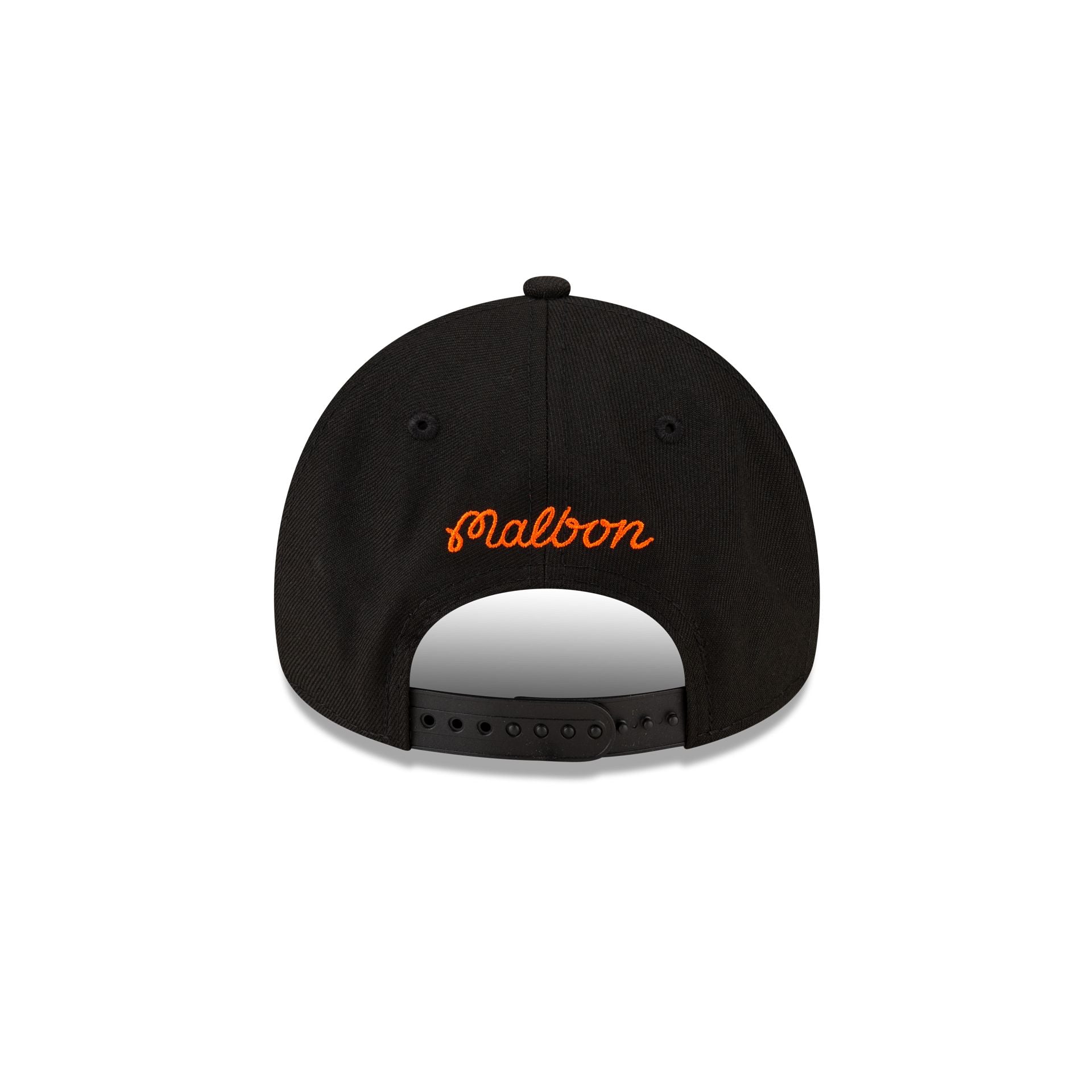 Malbon x New York Knicks Black 9FORTY A-Frame Snapback Hat – New