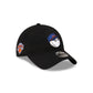 Malbon x New York Knicks Black 9TWENTY Adjustable Hat