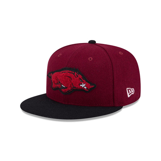 Arkansas Razorbacks Melton Wool 59FIFTY Fitted Hat - New Era Cap