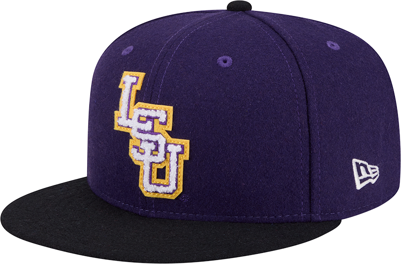 LSU Tigers Melton Wool 59FIFTY Fitted Hat