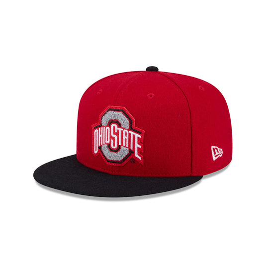 Ohio State Buckeyes Melton Wool 59FIFTY Fitted Hat - New Era Cap
