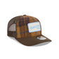 North Carolina Tar Heels Wool Plaid 9SEVENTY Trucker Hat