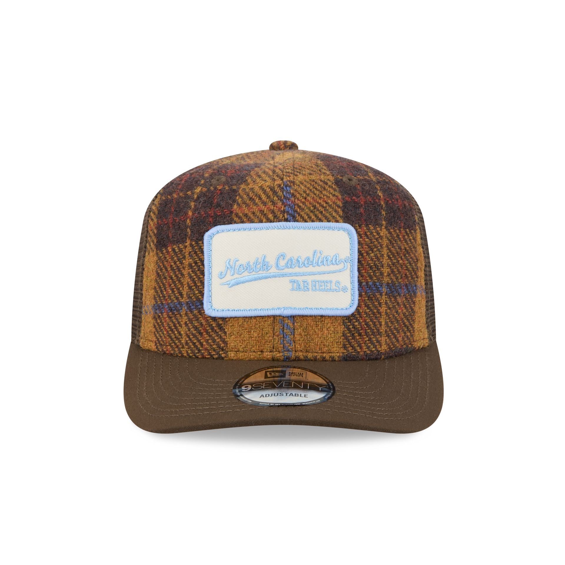 North Carolina Tar Heels Wool Plaid 9SEVENTY Trucker Hat – New Era Cap
