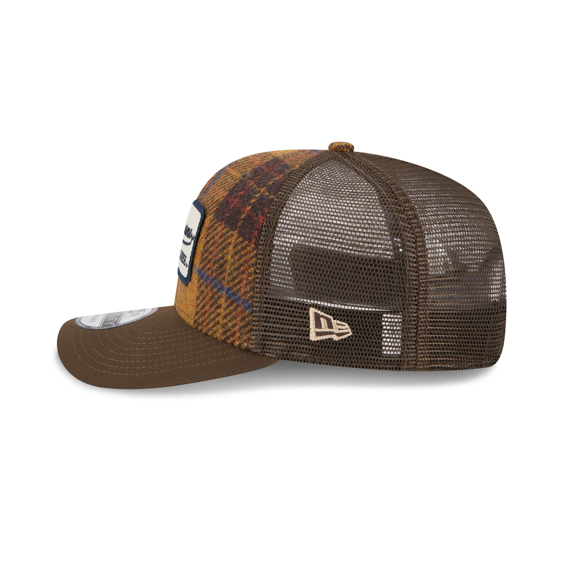 Notre Dame Fighting Irish Wool Plaid 9SEVENTY Trucker Hat