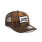 Michigan Wolverines Wool Plaid 9SEVENTY Trucker Hat
