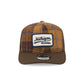 Michigan Wolverines Wool Plaid 9SEVENTY Trucker Hat