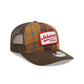 Arkansas Razorbacks Wool Plaid 9SEVENTY Trucker Hat