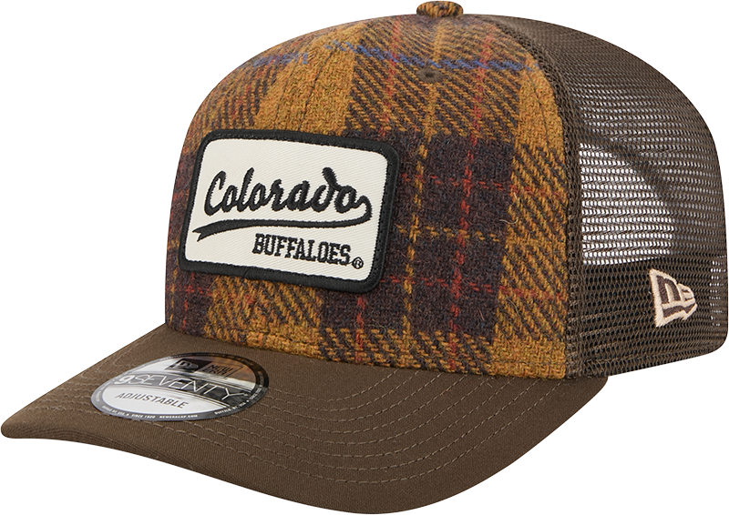 Colorado Buffaloes Wool Plaid 9SEVENTY Trucker Hat