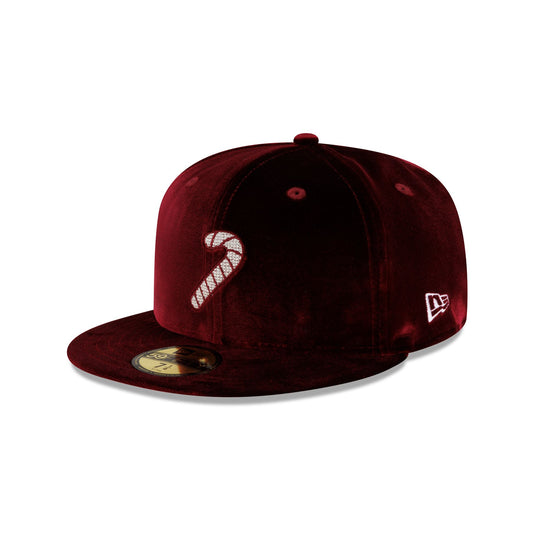 New Era Cap Velvet Candy Cane 59FIFTY Fitted Hat - New Era Cap