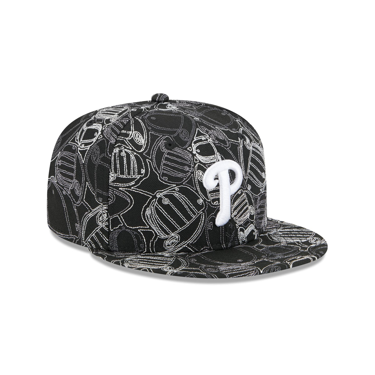 Philadelphia Phillies Cap Scramble 59FIFTY Fitted Hat