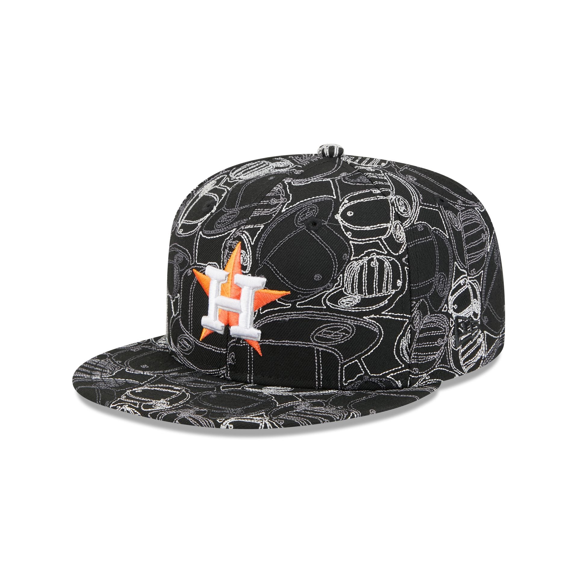 Houston Astros Cap Scramble 59FIFTY Fitted Hat – New Era Cap