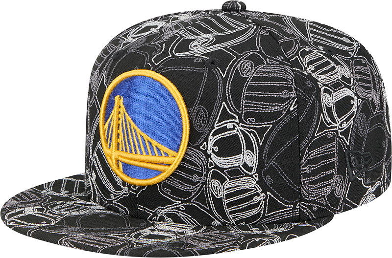 Golden State Warriors Cap Scramble 59FIFTY Fitted Hat