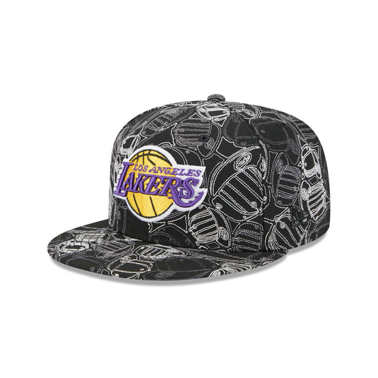 Los Angeles Lakers Cap Scramble 59FIFTY Fitted Hat - New Era Cap