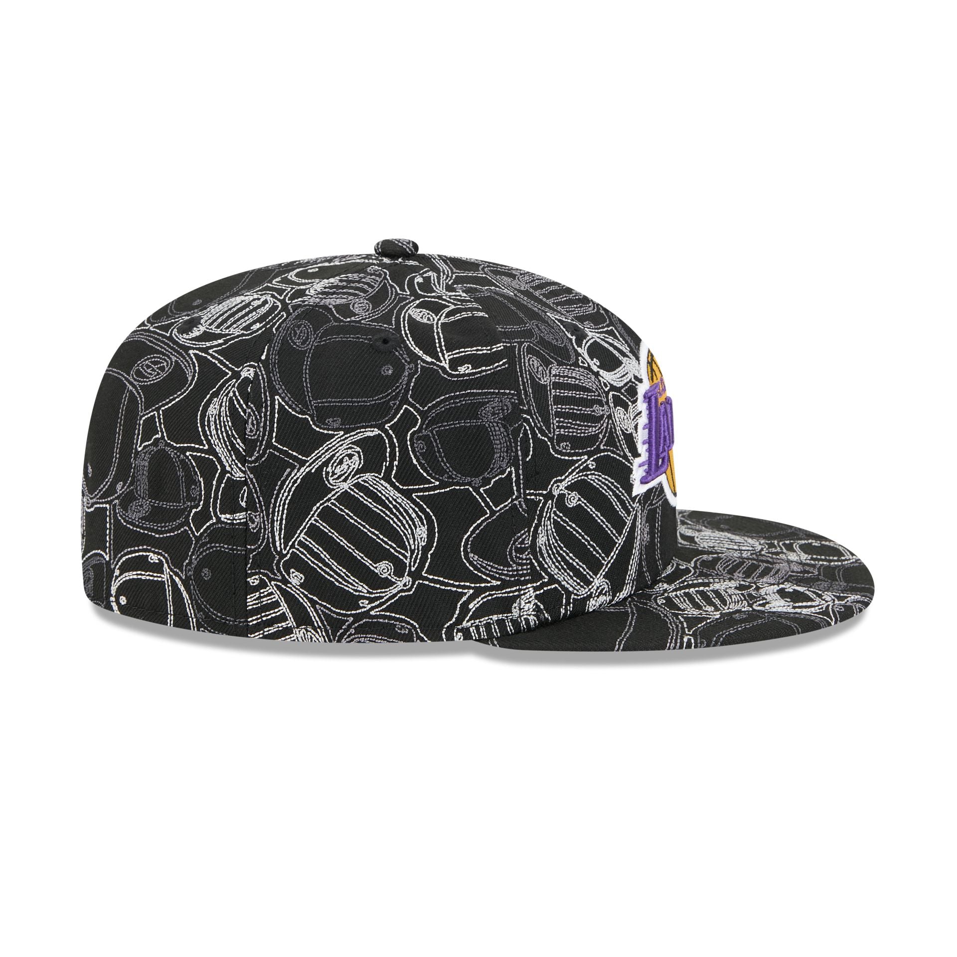 Los Angeles Lakers Cap Scramble 59FIFTY Fitted Hat – New Era Cap
