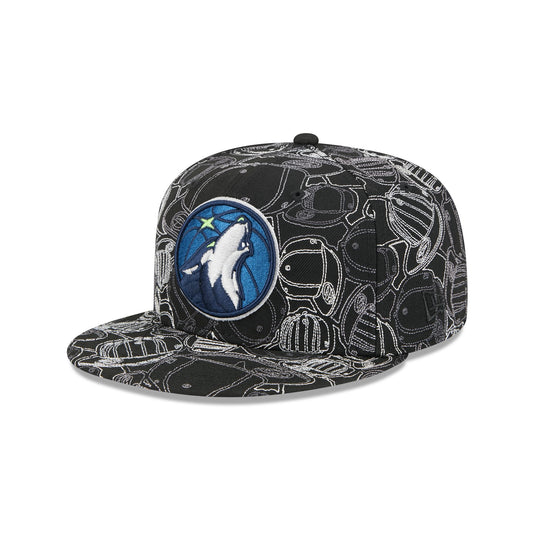Minnesota Timberwolves Cap Scramble 59FIFTY Fitted Hat - New Era Cap