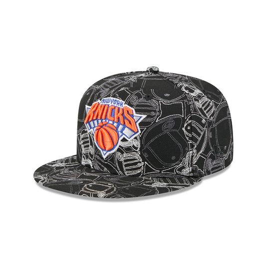 New York Knicks Cap Scramble 59FIFTY Fitted Hat - New Era Cap