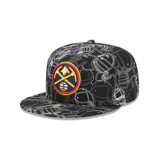 Denver Nuggets Cap Scramble 59FIFTY Fitted Hat - New Era Cap