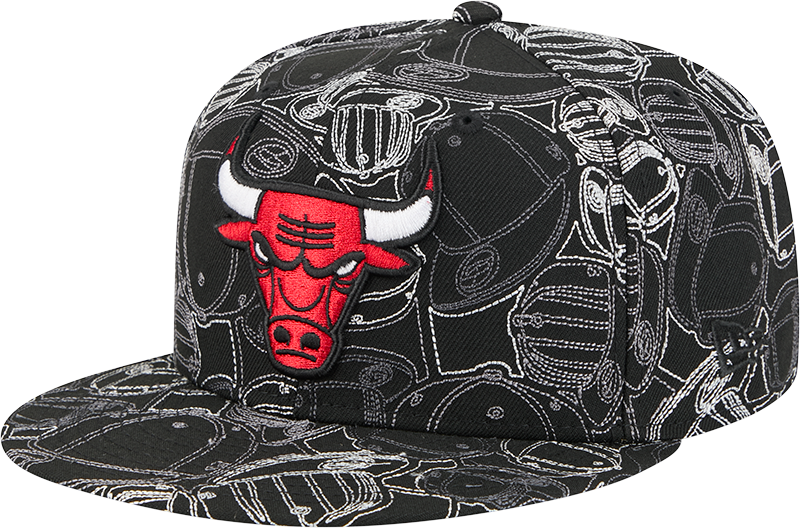 Chicago Bulls Cap Scramble 59FIFTY Fitted Hat