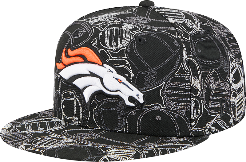 Denver Broncos Cap Scramble 59FIFTY Fitted Hat