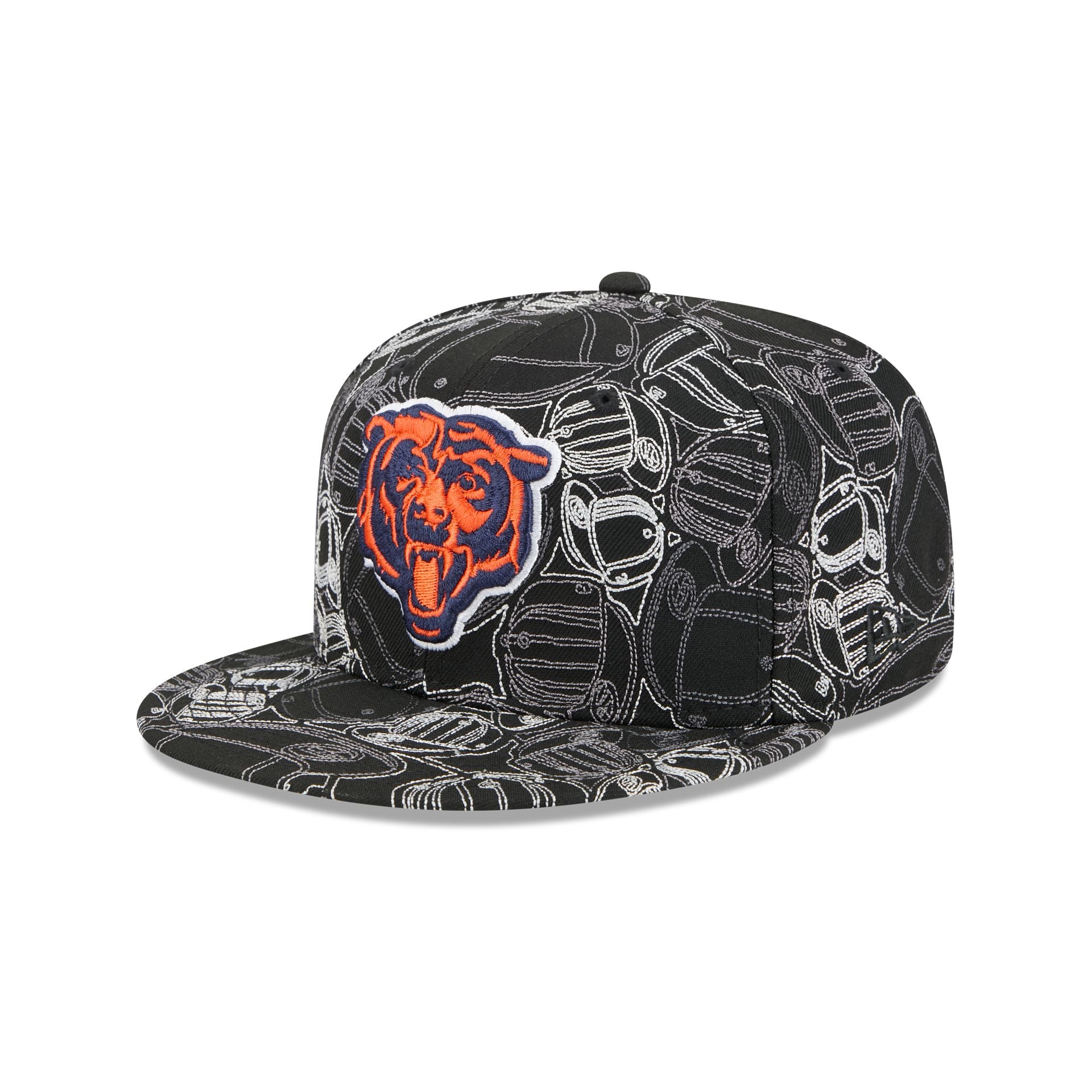 Chicago Bears Cap Scramble 59FIFTY Fitted Hat