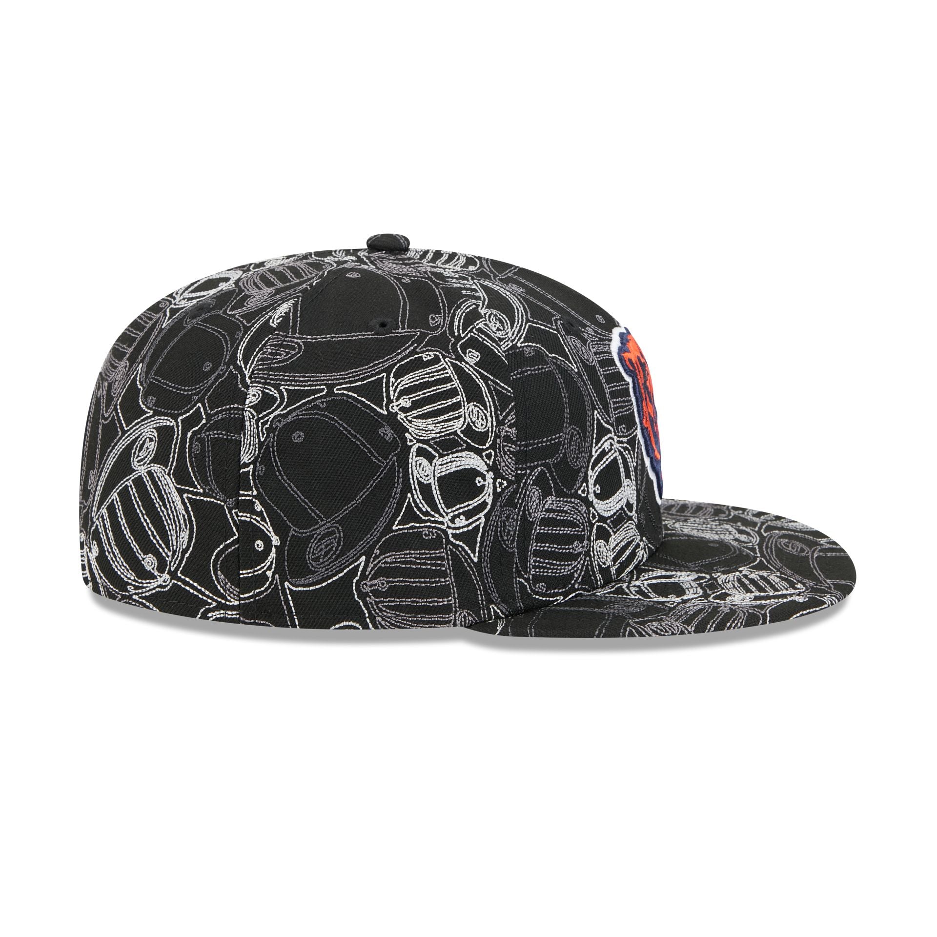 Chicago Bears Cap Scramble 59FIFTY Fitted Hat