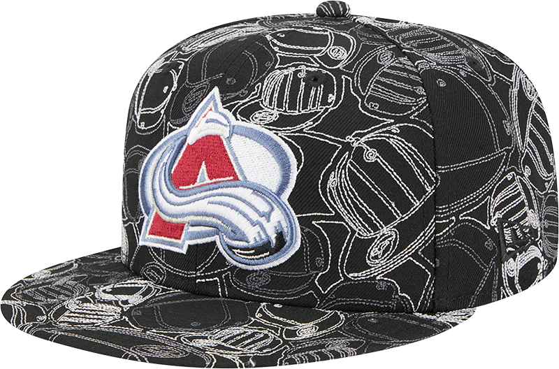 Colorado Avalanche Cap Scramble 59FIFTY Fitted Hat