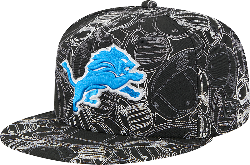 Detroit Lions Cap Scramble 59FIFTY Fitted Hat