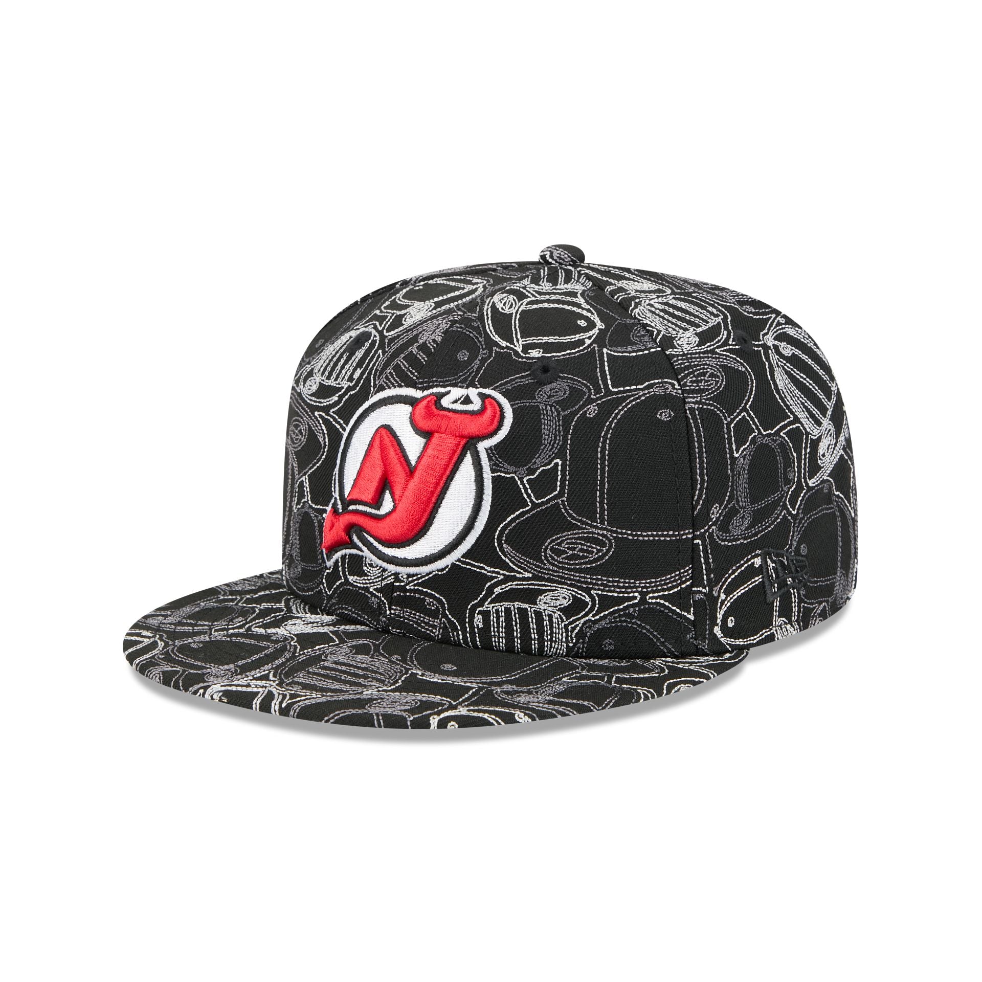 New Jersey Devils Cap Scramble 59FIFTY Fitted Hat – New Era Cap