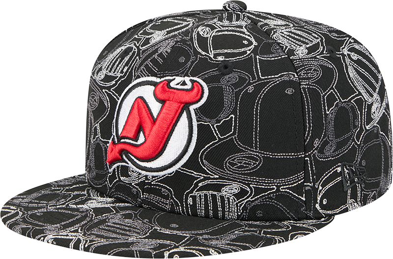 New Jersey Devils Cap Scramble 59FIFTY Fitted Hat
