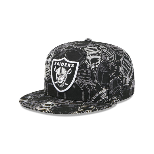 Las Vegas Raiders Cap Scramble 59FIFTY Fitted Hat - New Era Cap