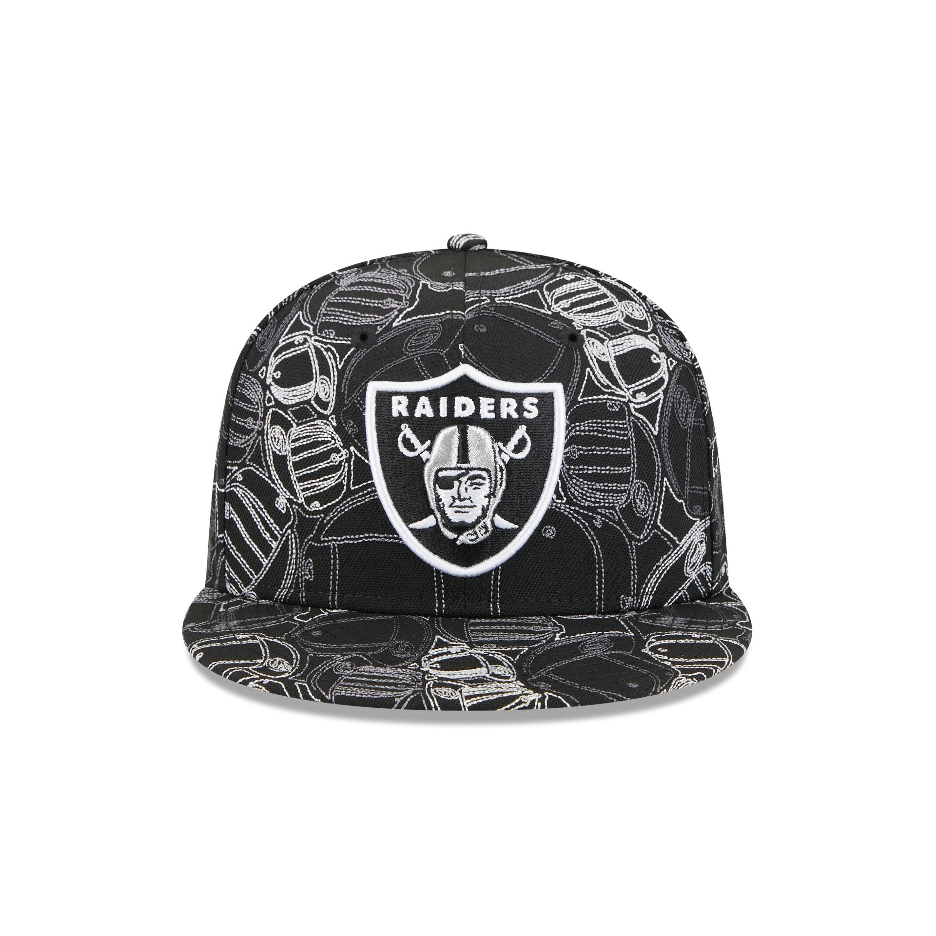 Las Vegas Raiders Cap Scramble 59FIFTY Fitted Hat
