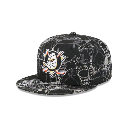 Anaheim Ducks Cap Scramble 59FIFTY Fitted Hat - New Era Cap