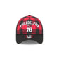 Philadelphia 76ers Evergreen Check 9FORTY A-Frame Trucker Hat